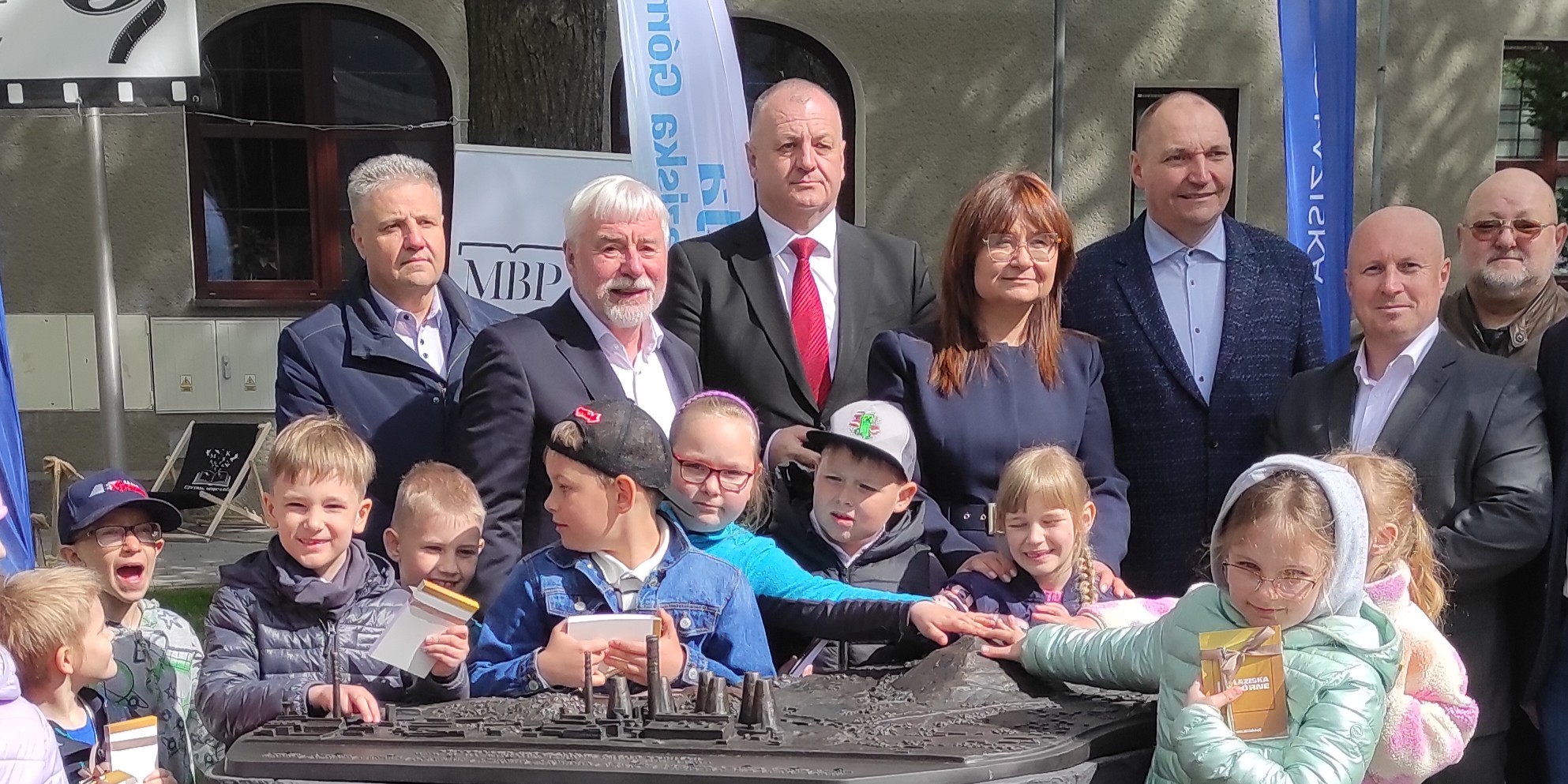 Uroczystość odsłonięcia makiety