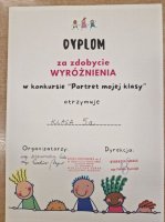 Wyróżnienie dla klasy 5a