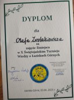 II miejsce Olafa w X Świętojańskim Turnieju Wiedzy o Łaziskach Górnych