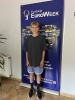 Uczeń klasy 6b na warsztatach językowych EuroWeek w Długopolu-Zdroju
