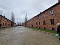 Klasa 8b w Auschwitz