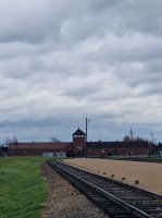 Klasa 8b w Auschwitz