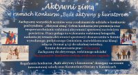 Konkurs fotograficzny "Aktywni zimą"