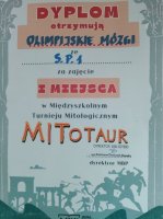 Nasi uczniowie zwycięzcami I Międzyszkolnego Turnieju Mitologicznego „Mitotaur” 